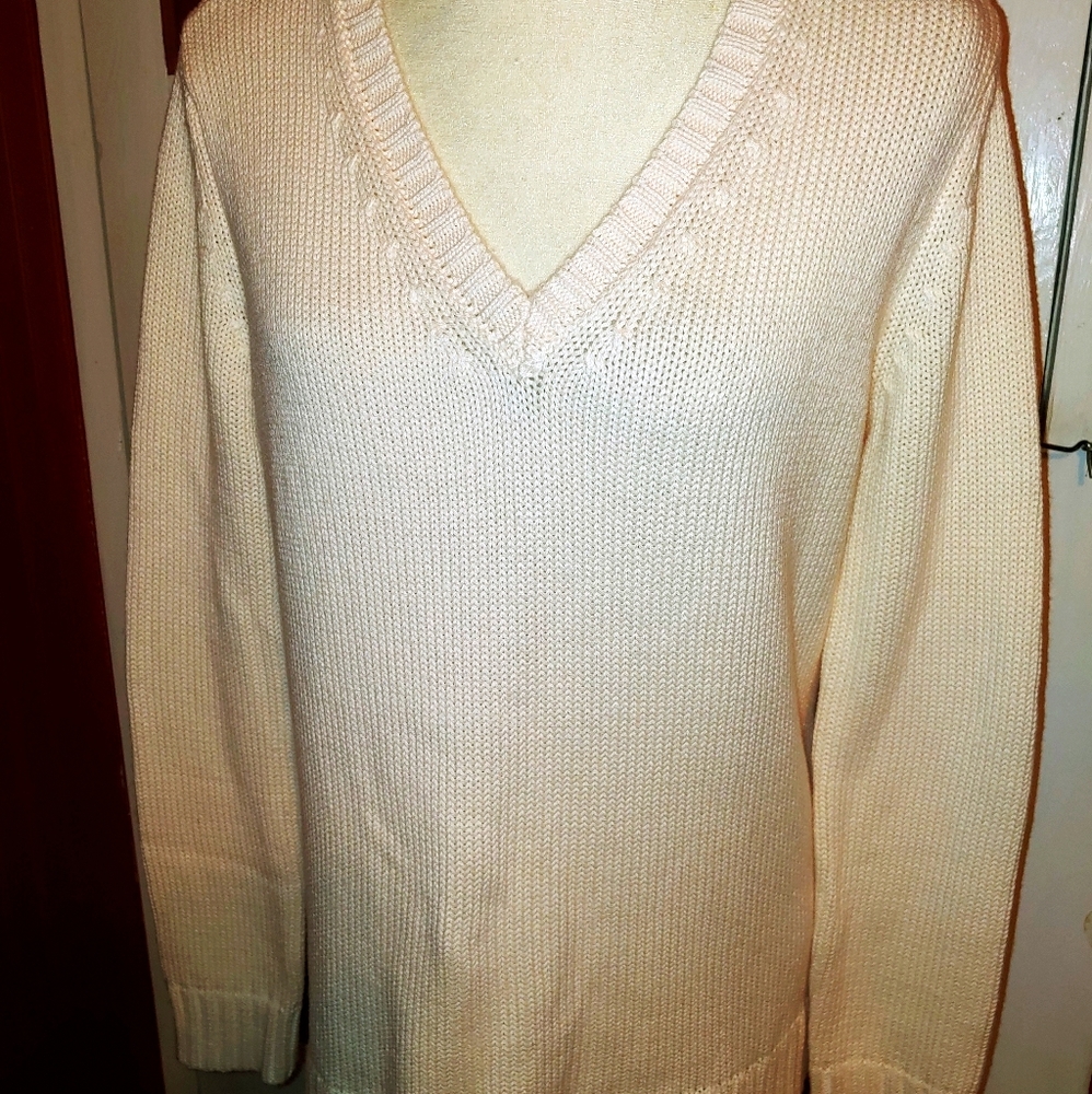 NWT 41 Hawthorn V-neck Pullover Sweater S